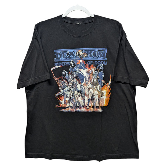 Mid 2000's Deathrow Riders of Doom Metal T Shirt - Picture 1 of 4